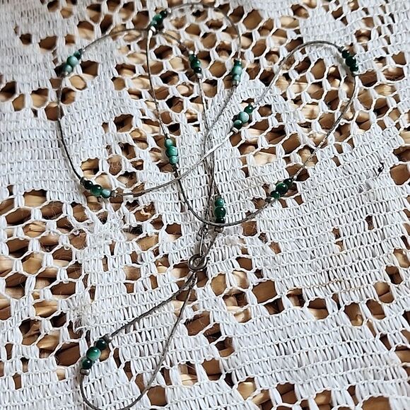 Vintage Beaded Chain Made In Korea - Picture 7 of 7